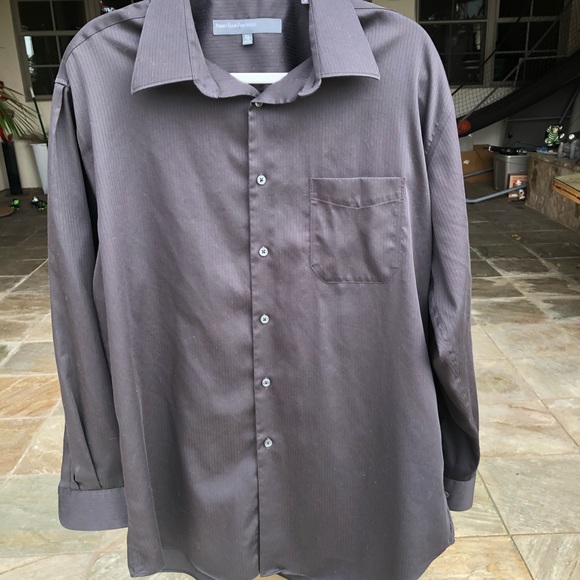 PERRY ELLIS WRINKLE FREE BUTTON DOWN XL 17 35/35 - Picture 2 of 8